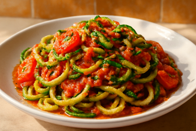 Macarrão Vegano de Abobrinha