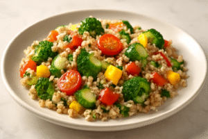 Salada de Quinoa e Legumes